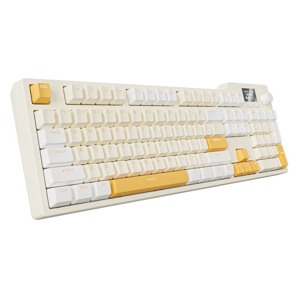 คีย์บอร์ดเกมมิ่ง Ajazz AK35i V2 Max Mirror Moon Mechanical Keyboard Gift Switch