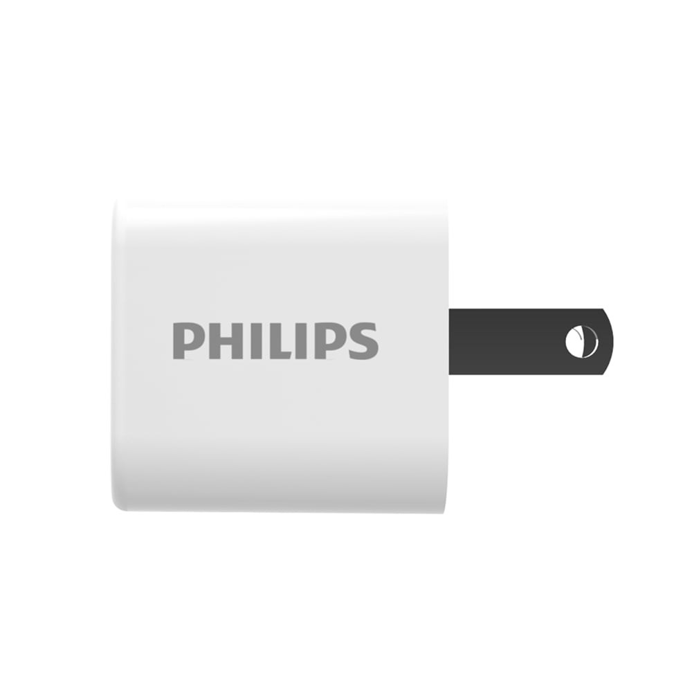 อะแดปเตอร์ Philips Wall Charger 1 USB-C (20W) GaN White