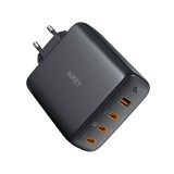 อะแดปเตอร์ AUKEY Wall Charger 1 USB-A / 3 USB-C 100W Black (ITSI)