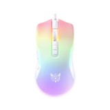 เมาส์เกมมิ่ง Onikuma Toumei CW922 Full RGB White