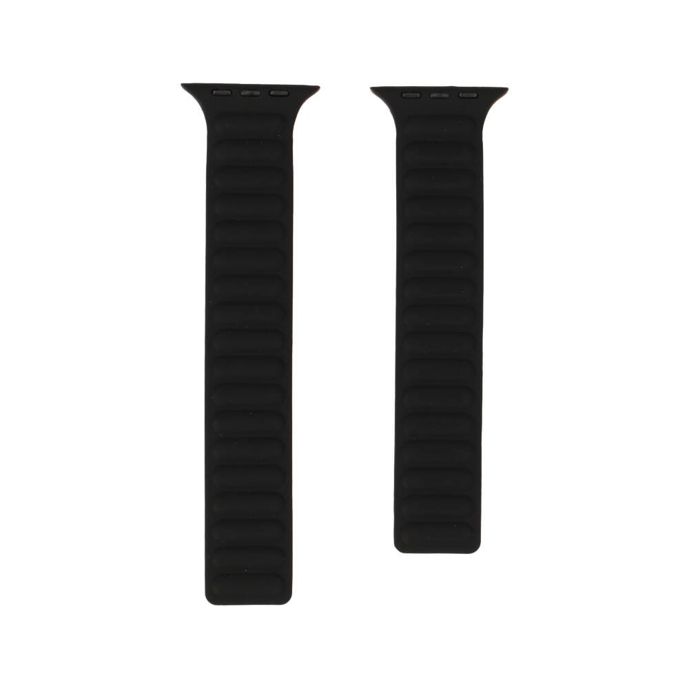 Blue Box สาย Apple Watch Strap Series 6,7,8,9,SE1,SE2,Ultra (44/45/49mm) Leather Link Black