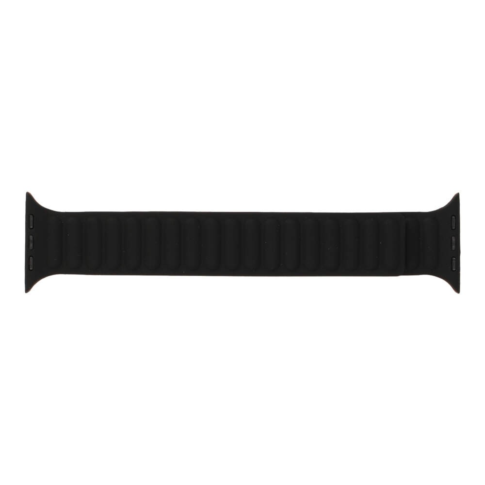 Blue Box สาย Apple Watch Strap Series 6,7,8,9,SE1,SE2,Ultra (44/45/49mm) Leather Link Black