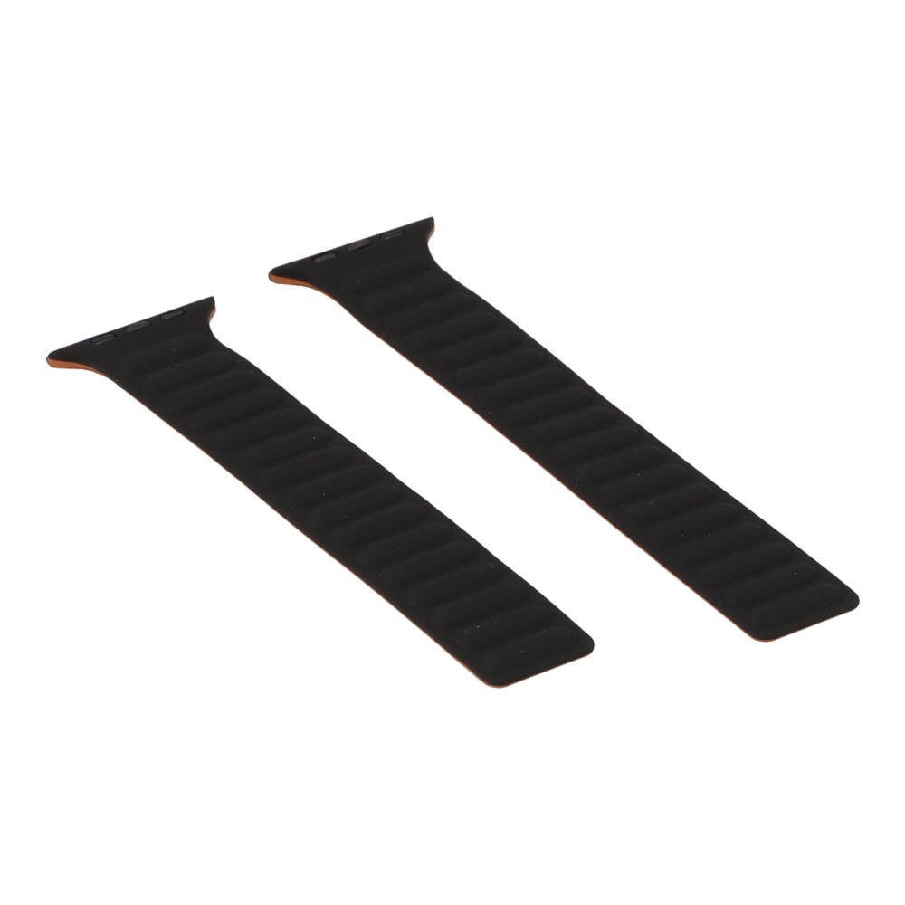 Blue Box สาย Apple Watch Strap Series 6,7,8,9,SE1,SE2,Ultra (44/45/49mm) Leather Link Black