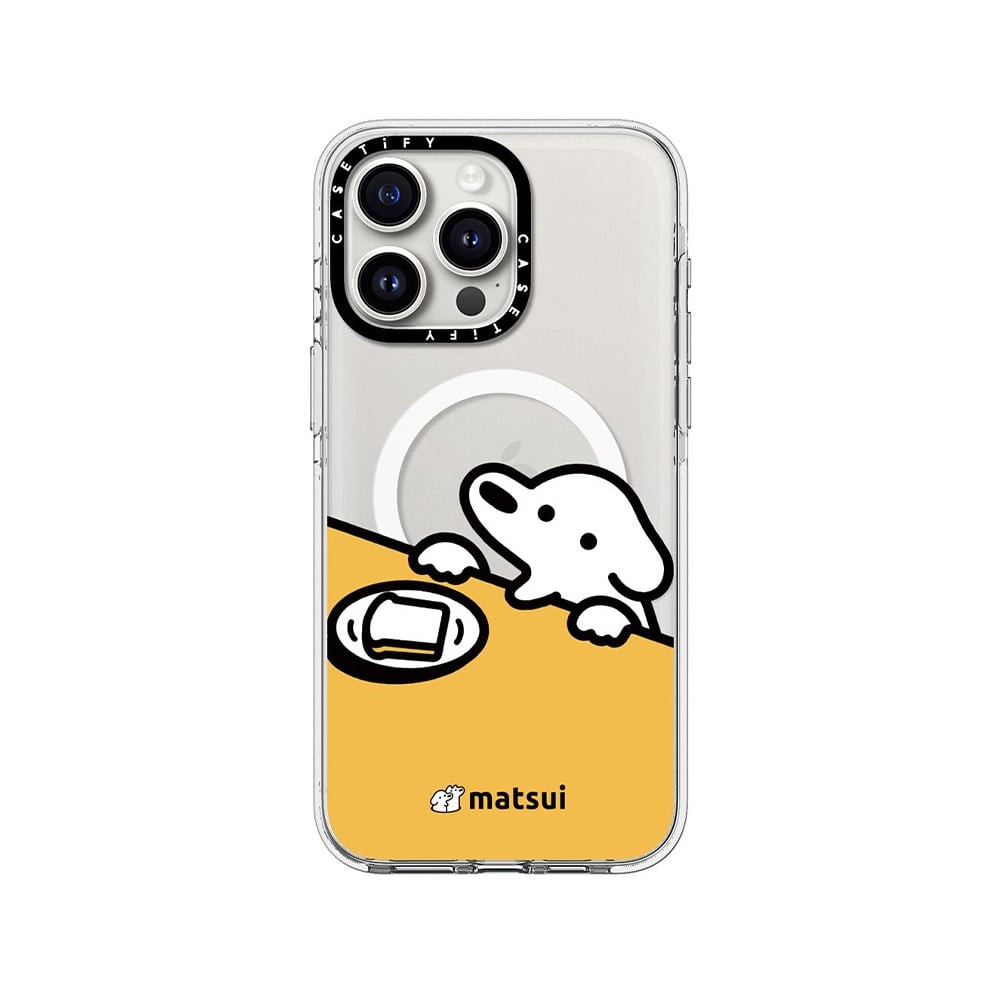 เคส Casetify iPhone 15 Pro Max Clear Case with MagSafe bread