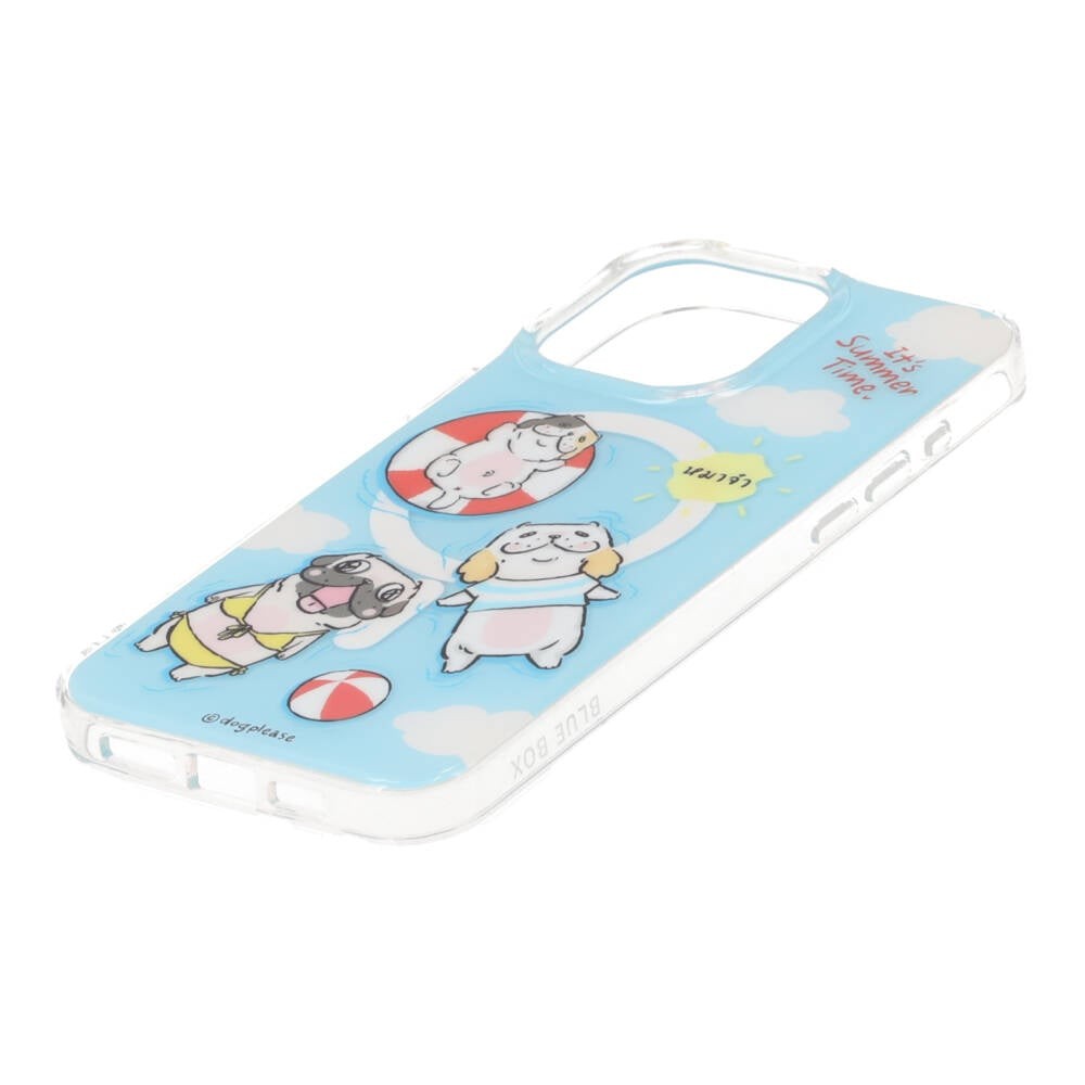 Blue Box x หมาจ๋า เคส iPhone 15 Pro Max Dog Please Summer Swimming