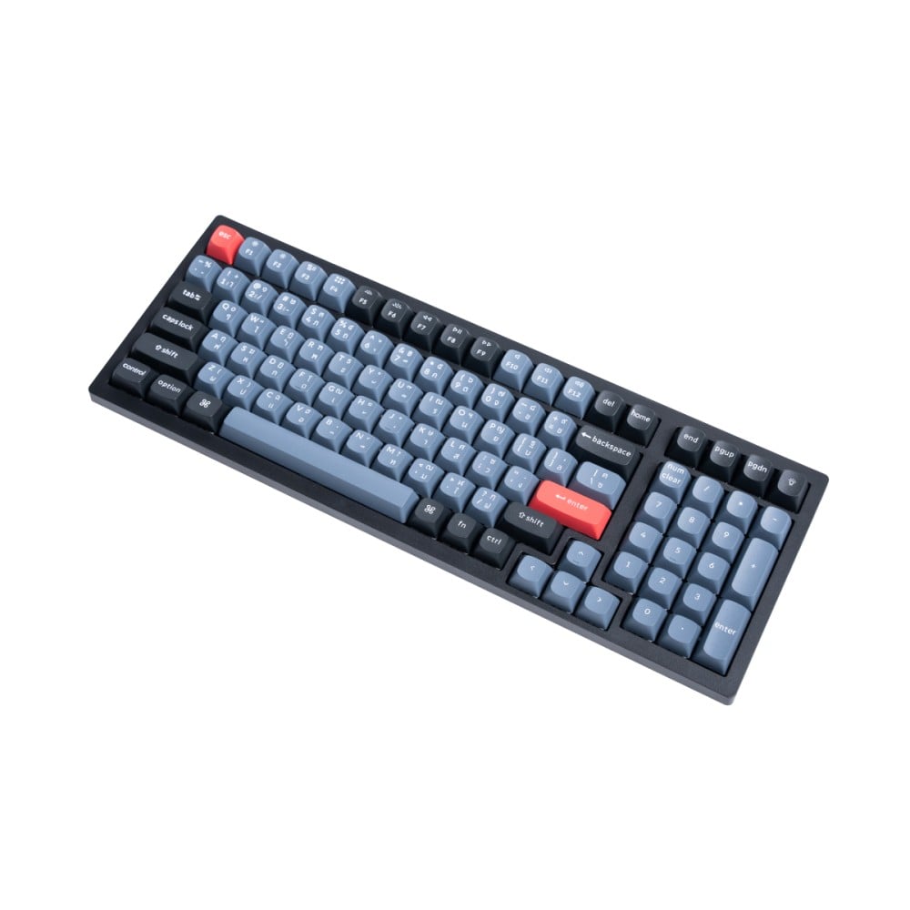 คีย์บอร์ดเกมมิ่ง Keychron K4 Pro Mechanical (QMK/VIA) - Blue Switch (Eng/Th)