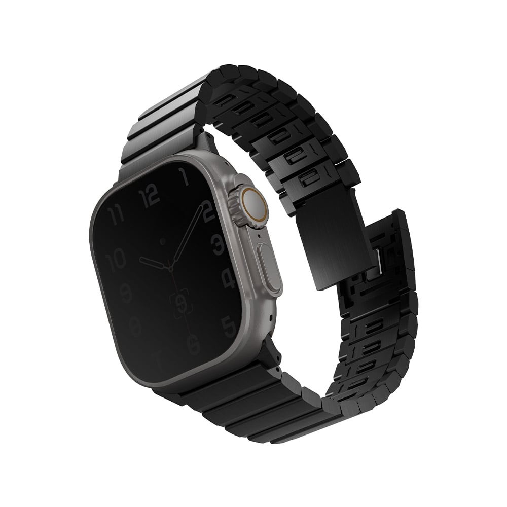 Uniq สาย Apple Watch 49/45/44/42mm Strova Steel Black