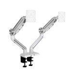 แขนจับจอมอนิเตอร์ ERGONOZ Dual Monitor Arm(EGN-ASTRO-D-W) White