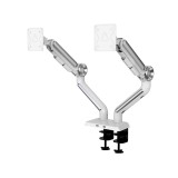 แขนจับจอมอนิเตอร์ ERGONOZ Dual Monitor Arm(EGN-ASTRO-D-W) White