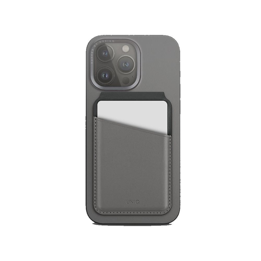 Uniq ซองใส่บัตร Lyden Ds Rfid-Blocking สี Charcoal