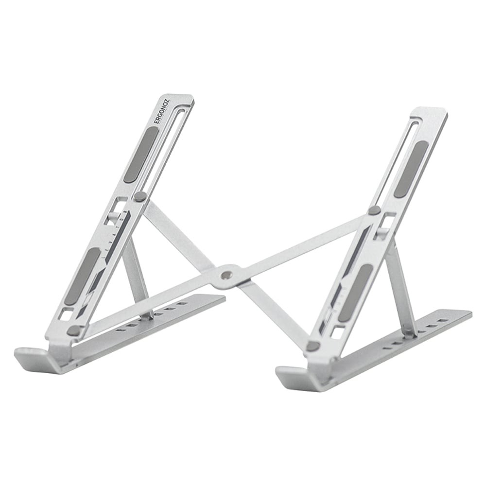 แท่นวางโน๊ตบุ๊ค ERGONOZ Portable Tablet Stand Laptop Riser Silver