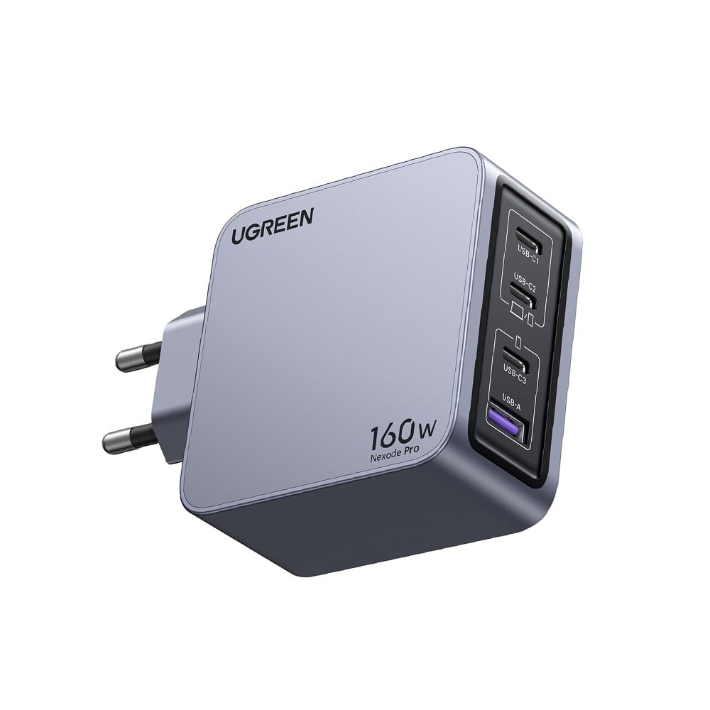 อะแดปเตอร์ Ugreen Wall Charger 1 USB-A / 3 USB-C 160W ALU Gray (TISI)