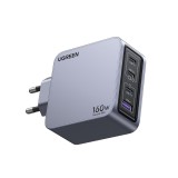 อะแดปเตอร์ Ugreen Wall Charger 1 USB-A / 3 USB-C 160W ALU Gray (TISI)