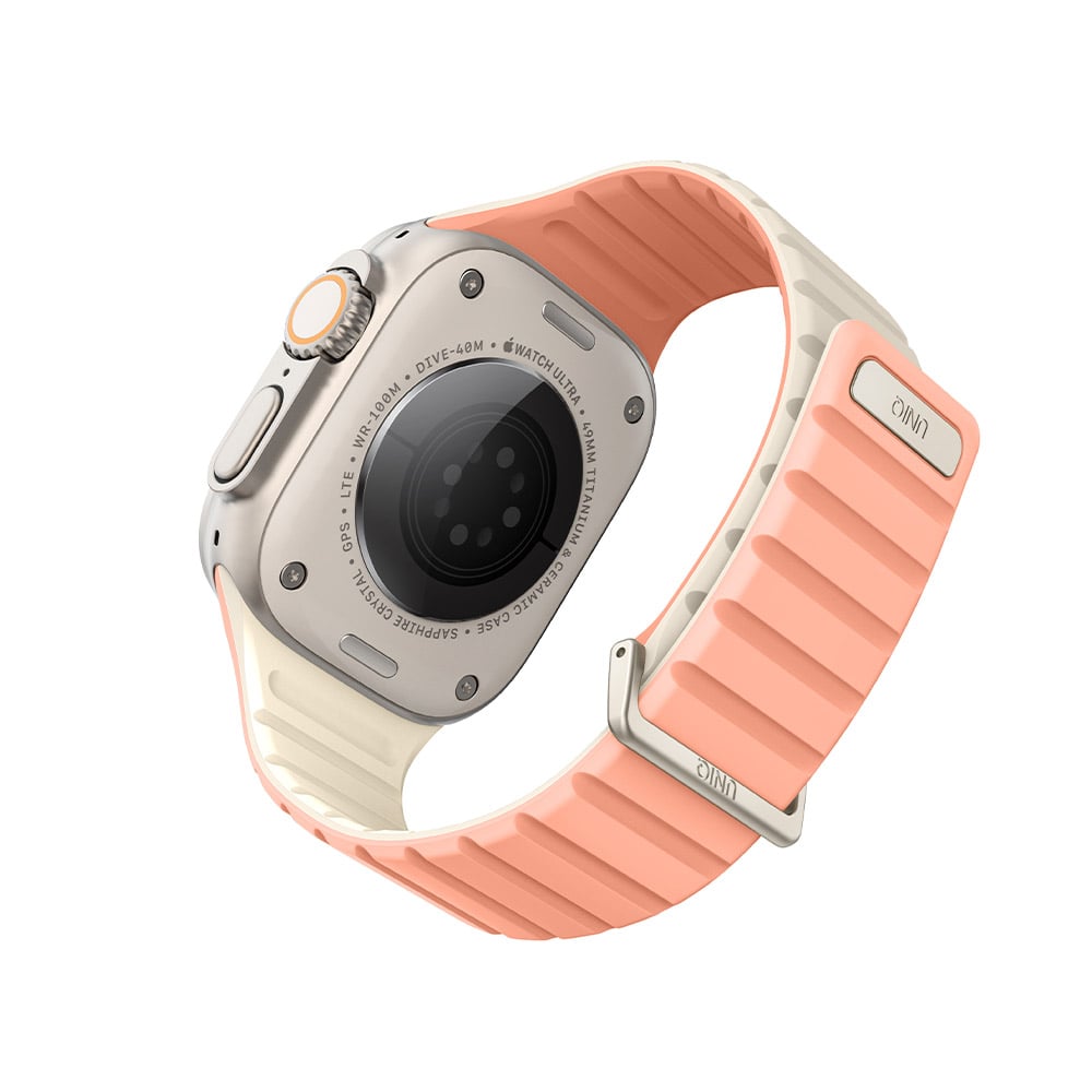 Uniq สาย Apple Watch 49/45/44/42mm Revix Evo Crepe Pink/Ivory ...