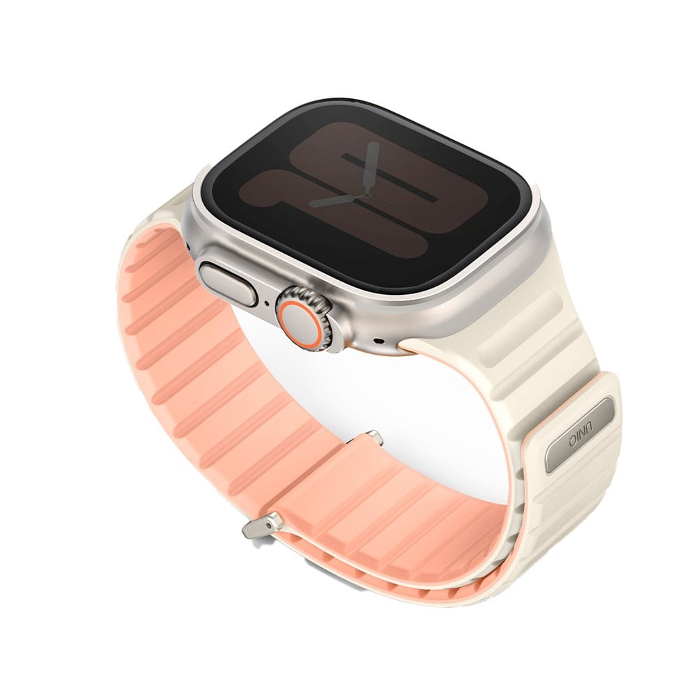 Uniq สาย Apple Watch 49/45/44/42mm Revix Evo Crepe Pink/Ivory