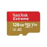 เมมโมรี่การ์ด SanDisk Extreme microSDXC 128GB V30 U3 C10 A2 190MB/s R 90MB/s Red-Gold (SDSQXAA-128G-GN6MN)