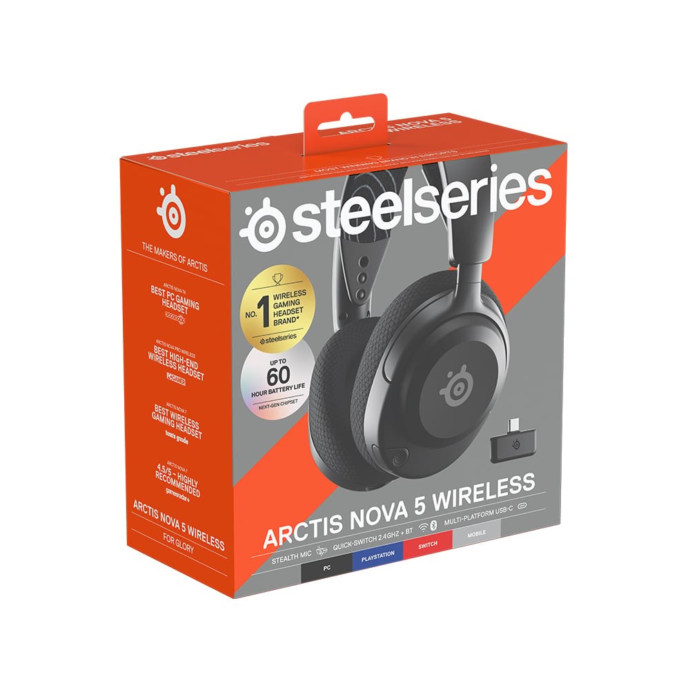 หูฟังเกมมิ่ง SteelSeries Arctis Nova 5 Wireless Black