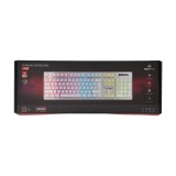 คีย์บอร์ดเกมมิ่ง TECHPRO Membrane 104 key L200 White