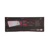 คีย์บอร์ดเกมมิ่ง TECHPRO Membrane 104 key L200 White