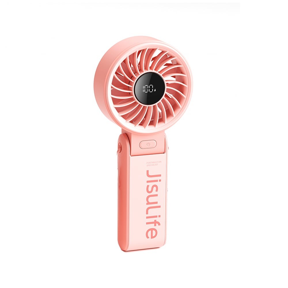 พัดลมพกพา Jisulife Life 7 Handheld Fan 5,000 mAh Pink