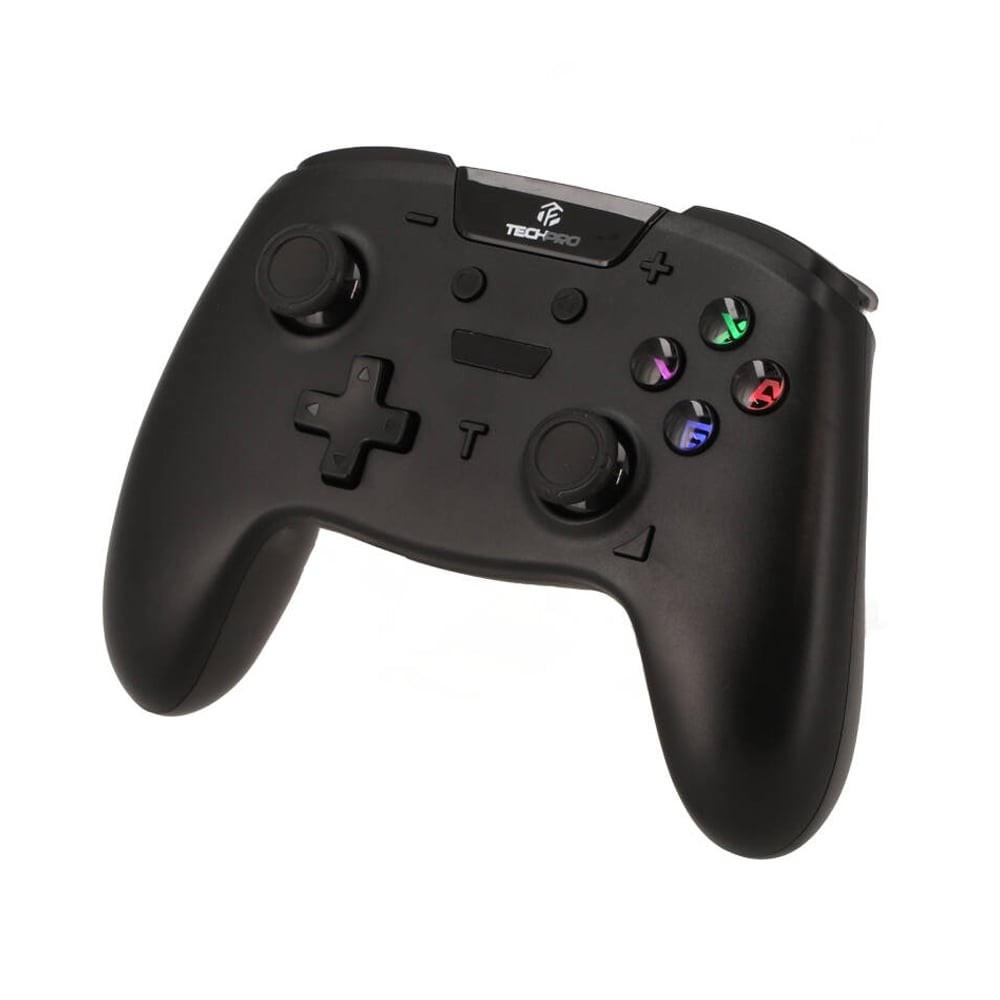 จอยคอนโทรลเลอร์ TECHPRO Gaming Controller Wireless HY9013 Black