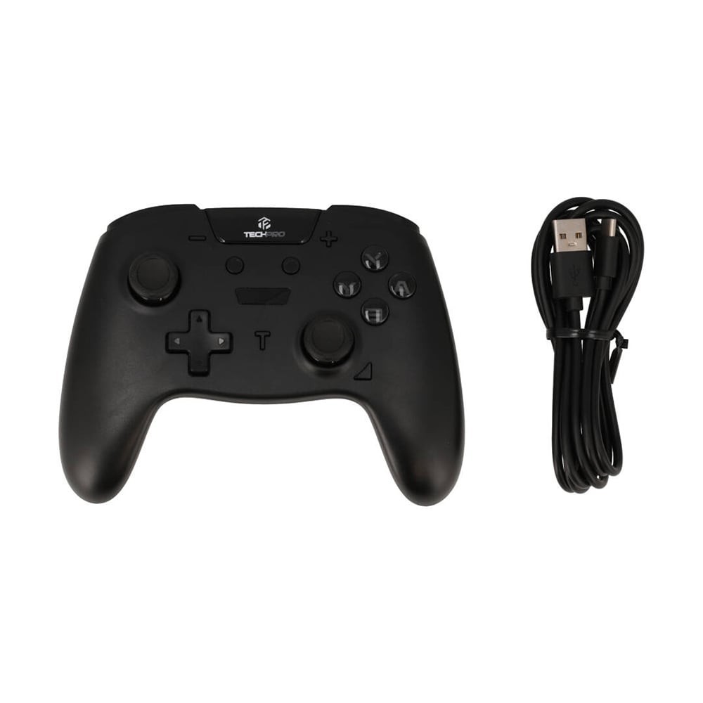 จอยคอนโทรลเลอร์ TECHPRO Gaming Controller Wireless HY9013 Black